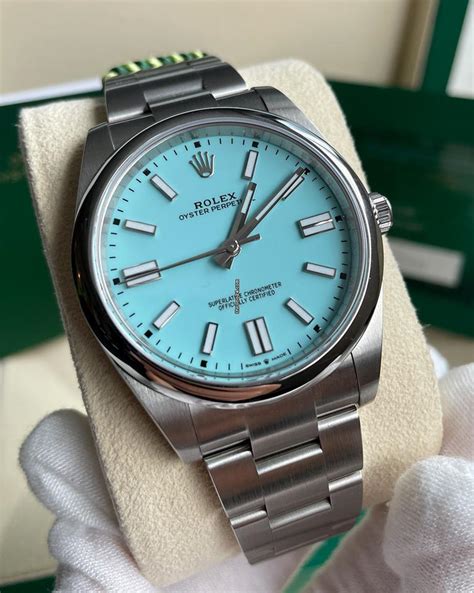 rolex oyster perpetual datejust tiffany co|Rolex Oyster Perpetual 41 blue.